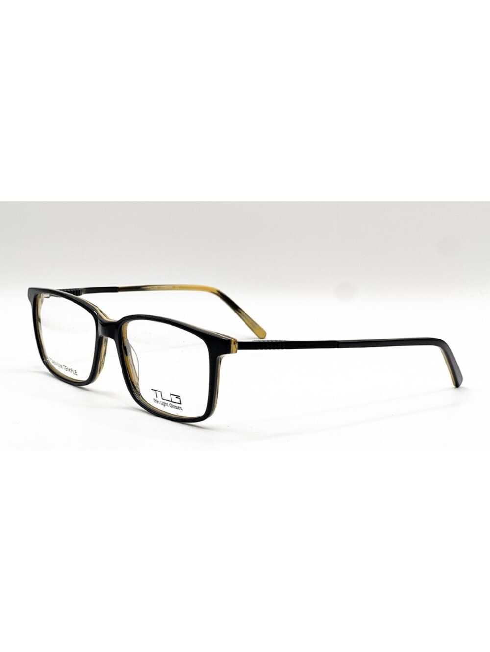 NEW TLG NU009 C02 BLACK AUTHENTIC EYEGLASSES 54-16